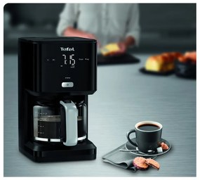 Macchina da caffè con filtro nero Smart'n'light CM600810 - Tefal