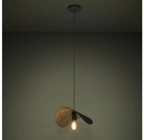 Eglo 390392 - Lampadario a sospensione con filo SACEDA 1xE27/40W/230V 41 cm nero/oro