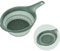 Colino salvaspazio pieghevole verde con manico