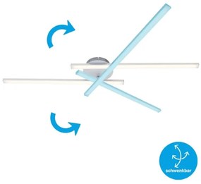 Briloner 3163-029 - Lampadario a plafone LED GO 2xLED/9W/230V