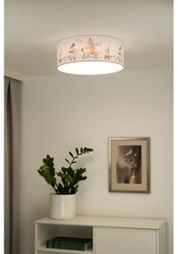 Duolla - Lampada LED da soffitto per bambini CORTINA LED/26W/230V Ø40cm 4000K