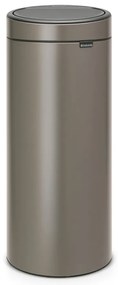 Bidone per rifiuti in acciaio grigio touch 30 l Touch Bin - Brabantia