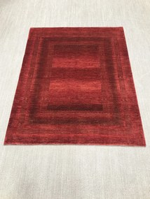 Loribaft Tappeto 190x160 Rosso (Iran) Annodato A Mano
