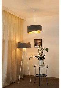 Brilagi - Lampadario LED a sospensione con filo LYRA 1xE27/15W/230V grigio/color crema/oro