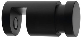 Gancio nero opaco in ottone - Sapho