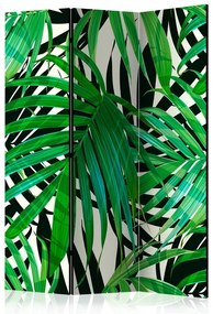 Paravento  Tropical Leaves [Room Dividers]  Colore Bianco, Dimensioni e Misure 135x172