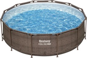 Bestway 56923-7 Piscina base fuori terra Steel Pro Max da 366x100 cm
