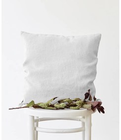 Federa di lino bianca , 45 x 45 cm White - Linen Tales