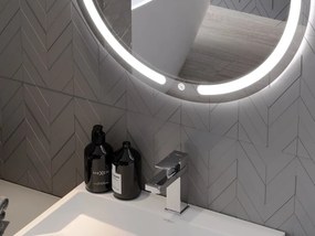 Mexen Rose specchio da bagno retroilluminato, rotondo 60 cm, LED 6000K, antifog - 9810-060-060-611-00