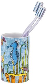 Tazza in ceramica per spazzolini da denti Rollin'Art Ocean Life - Wenko