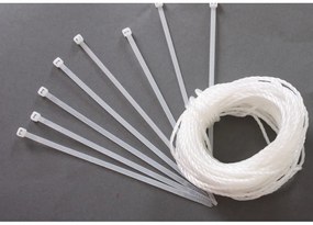 Schermo da balcone in plastica bianca 300x90 cm - Garden Pleasure