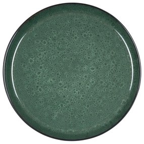 Piatto verde/nero in gres ø 27 cm Gastro Green/Black – Bitz