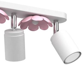 Faretto FLOWER 3xGU10/8W/230V bianco