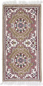 Agra Tappeto orientale 30x60 (Indian) Annodato A Mano
