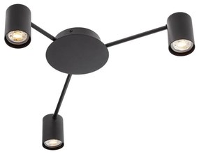 Redo 01-4050 - Faretto NOA 3xGU10/10W/230V nero