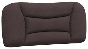 Letto con materasso marrone scuro 80x200 cm in tessuto