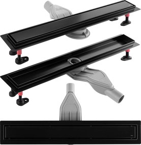 Canalina di scarico Neox SuperFlow Black 80