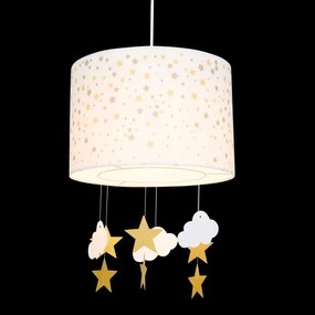 Atmosphera - Lampadario per bambini a cavo STARS 1xE27/40W/230V