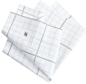WMF - Panno in microfibra per la pulizia 50 x 40 cm, bianco