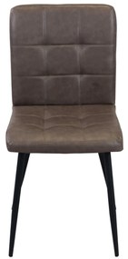 ROSA - sedia imbottita per sala da pranzo in ecopelle