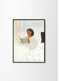 Poster 50x70 cm Morning Read – Isabelle Vandeplassche – The Poster Club