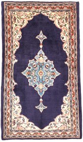 Sarouk Tappeto 140 x 80 Blu (Iran) Annodato A Mano