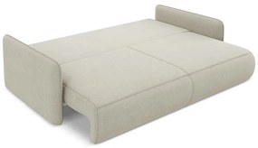 Divano color crema allungabile/con contenitore 216 cm Nanea – Makamii