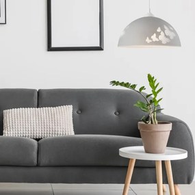 Lampadario a sospensione con filo 1xE27/60W/230V farfalle