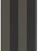Ralph Lauren Carta da parati Spalding Stripe - Black/ Black