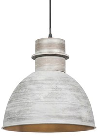 Lampada a sospensione intelligente grigia 30 cm incl. lampadina A60 wifi - Dory
