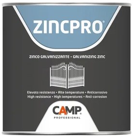 Zinco Galvanizzante puro al 98 % Zinc Pro Liquido 1 lt Camp