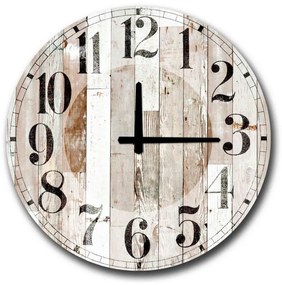 Orologio da parete 50 cm 1xAA marrone