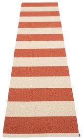 Passatoia da interno/esterno color mattone/color crema 70x300 cm Bob Brick – Pappelina