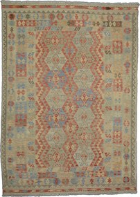Kilim Tappeto orientale 250x170 Rosso (Afghanistan) Tessuto A Mano