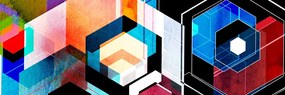Quadro su tela – Geometria futuristica