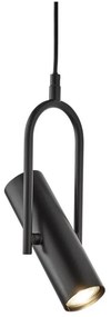 Searchlight 1891-1BK - Lampadario a sospensione con filo TELESCOPE 1xGU10/10W/230V