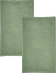 Set di asciugamani per viso e corpo con asciugatura rapida/tipo terry verdi in cotone 8 pz Quick Dry – Catherine Lansfield