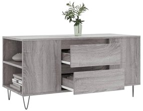 Tavolino salotto grigio sonoma 102x44,5x50 cm legno multistrato