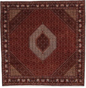 Bidjar Tappeto 300 x 310 Blu (Iran) Annodato A Mano
