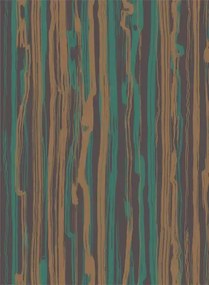 Designtapete Strand von Cole & Son - Emerald & Gold