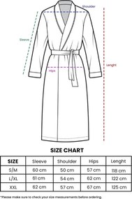 Accappatoio color menta in mussola L/XL Kimono – Foutastic