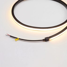 Neon Flex LED Nero 16x16 Free Cut 2.700K - 24V 14W/m IP67 - 10 metri