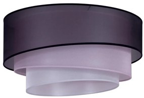 Duolla - Plafoniera TRIO 1xE27/15W/230V diametro 45 cm nero/rosa/argento