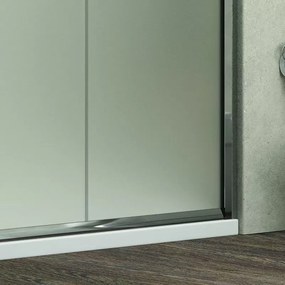 Porta doccia nicchia 100cm vetro satinato anticalcare KF5000 - KAMALU
