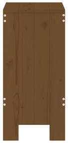 Sgabelli da bar 2 pz miele 40x36x75 cm legno massello di pino