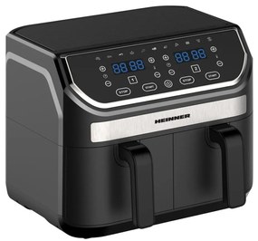 Heinner HAF-KDB1700BK - Friggitrice ad aria duale 8,5 l 1700W/230V nera