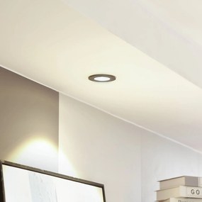 Arcchio LED downlight Lirin, nero, 2.700K