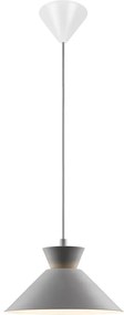 Nordlux - Lampadario a sospensione con filo DIAL 1xE27/40W/230V grigio