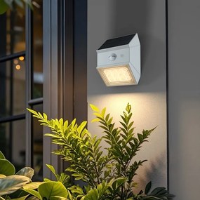 Lampada solare da parete a LED con sensore LED/2,5W/3,7V IP65 1200 mAh bianco