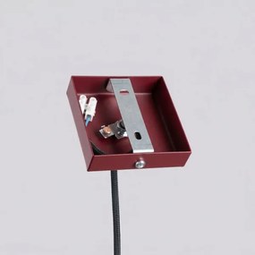 Sollux SL.2121 - Lampadario sospeso PASTELO su cavo 1xG9/8W/230V rosso